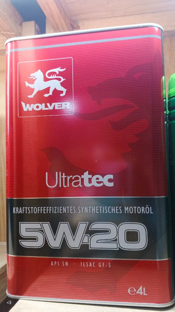 Wolver 5w20 sintetico 4lt(carro)