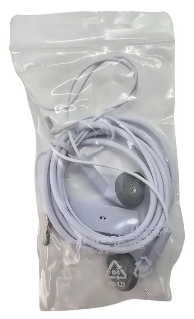 Auriculares Samsung con cable.