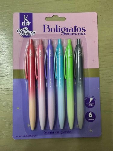 Bolígrafos X6