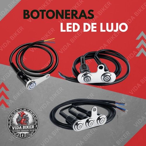 Botoneras led de lujo