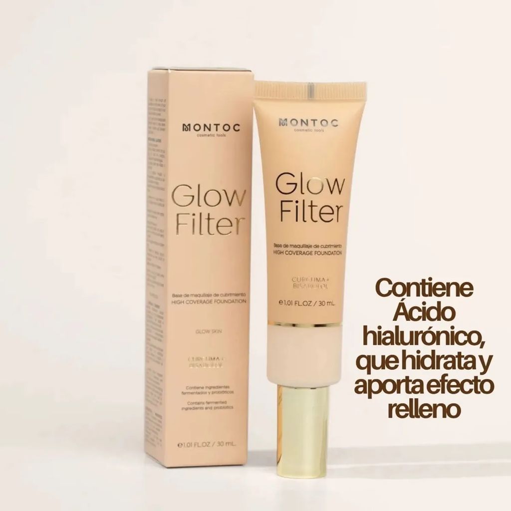 BASE LUMINOSA ALTA COBERTURA GLOW FILTER MONTOC