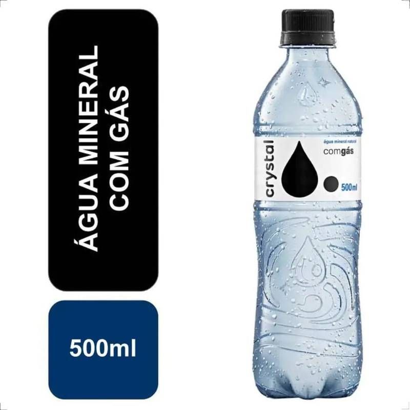 ÁGUA MINERAL COM GÁS 500ML