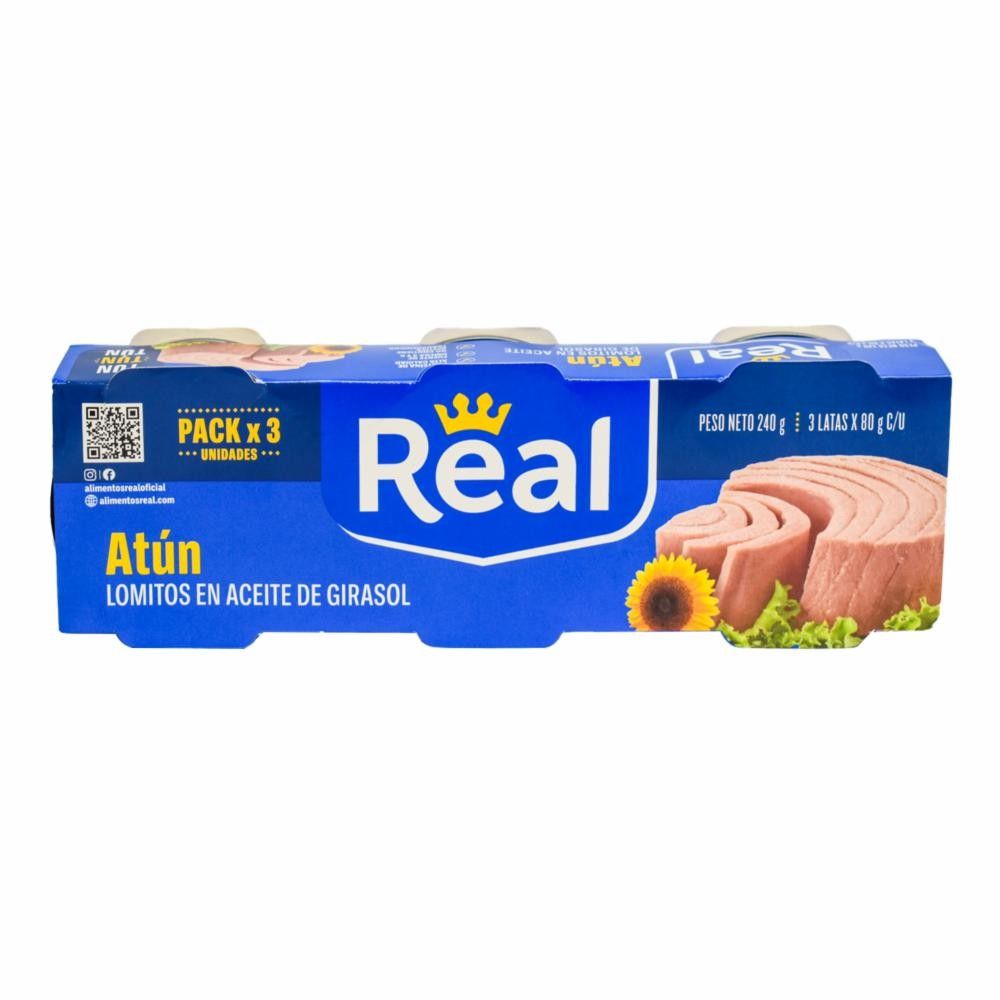 Atún real 3pack 240gr