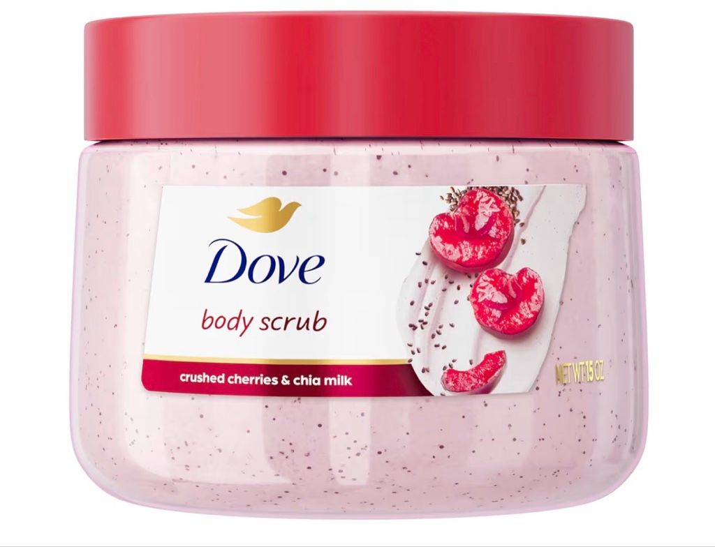 Exfoliante corporal Dove cereza