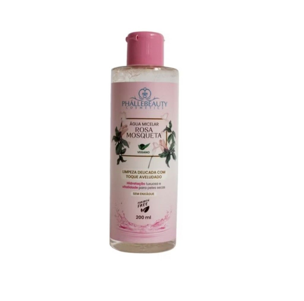 Água Micelar Rosa Mosqueta phállebeauty