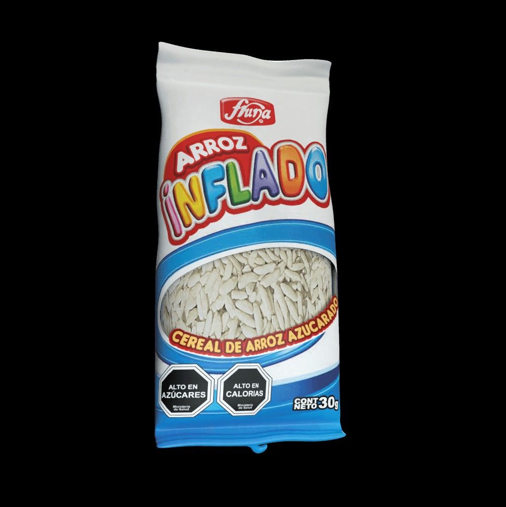 Arroz inflado manga