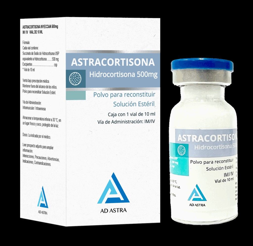 Astracortisona 500mg, Hidrocortisona 500mg IV/IM