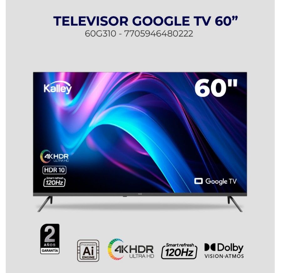Tv Kalley 60" K-TV60G310 4KUHD