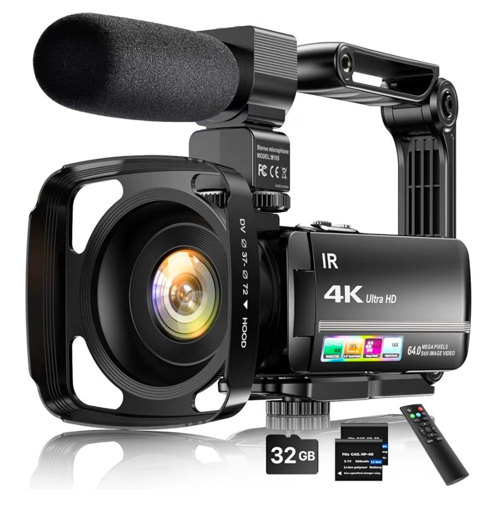 Cámara 4k con Kit de grabación