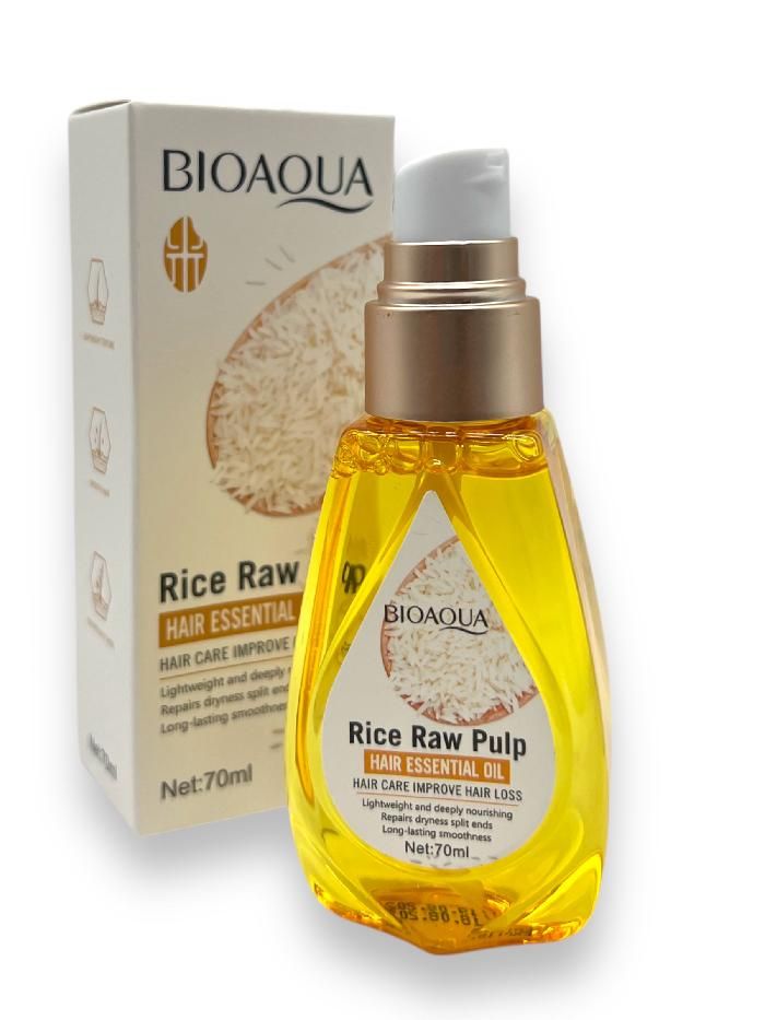 Aceite esencial capilar con extracto de arroz - Bioaqua