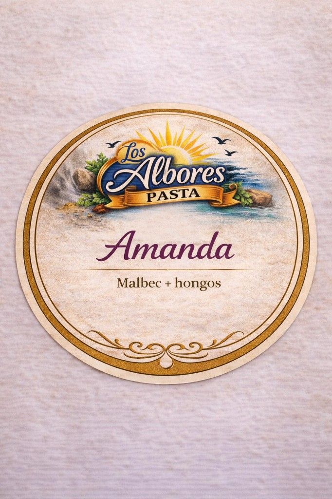 Amanda. Hongos + malbec