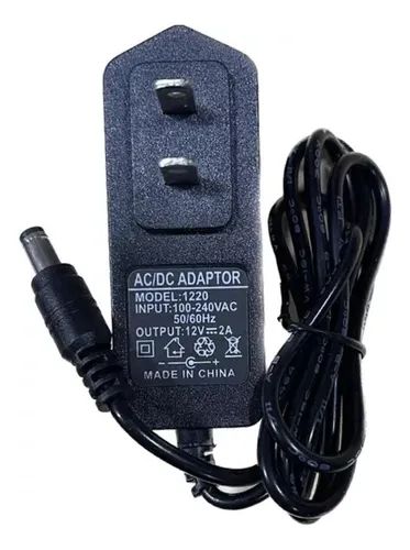 ADAPTADOR DE CORRIENTE 110V A 12V 2AMP (5027)