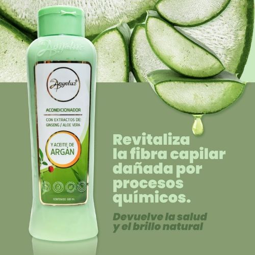 Acondicionador de argán y aloe vera - Anyeluz