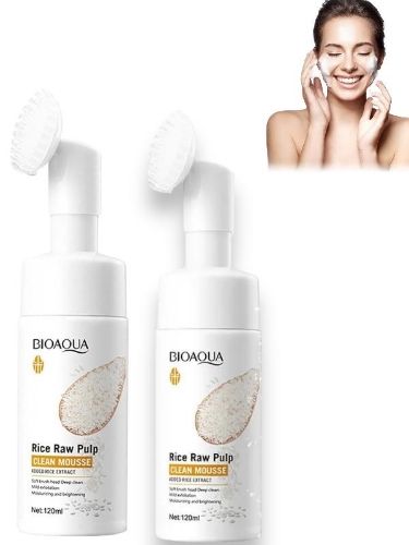 Jabón facial en espuma con extracto de arroz - Bioaqua