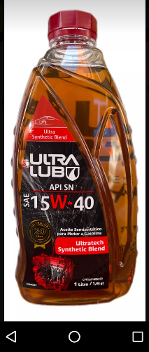 ACEITE 15W40 SEMI SYNTHETIC BLEND ULTRA LUB