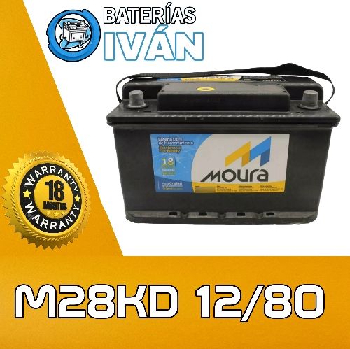 MOURA 28KD (12/80AMP) EN EFVO. $220.000 ENTREGANDO LA BATERIA