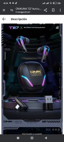 Auriculares Onikuma T27