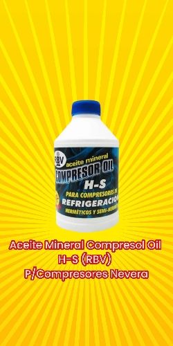 ACEITE COMPRESOR H-S (8 ONZAS RBV)