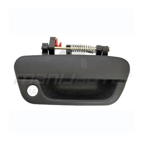 MANIJA EXTERIOR CV SPARK 11-17/BEAT HATCHBACK/SEDAN 17-20 CON HOYO PARA LLAVE CORRUGADA NEGRA Derecho Delantera