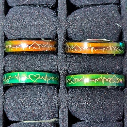 Anillo surtido cambia color