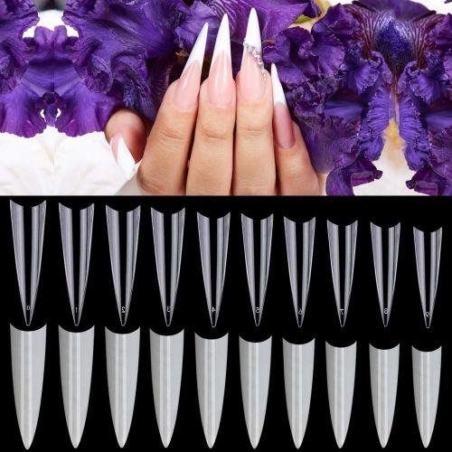 Tips Stileto   caja 500pcs L