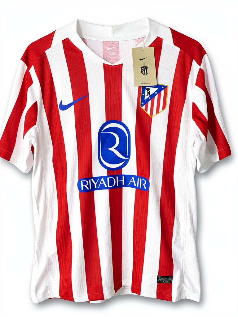 Nike camiseta Atleti roja y blanca L