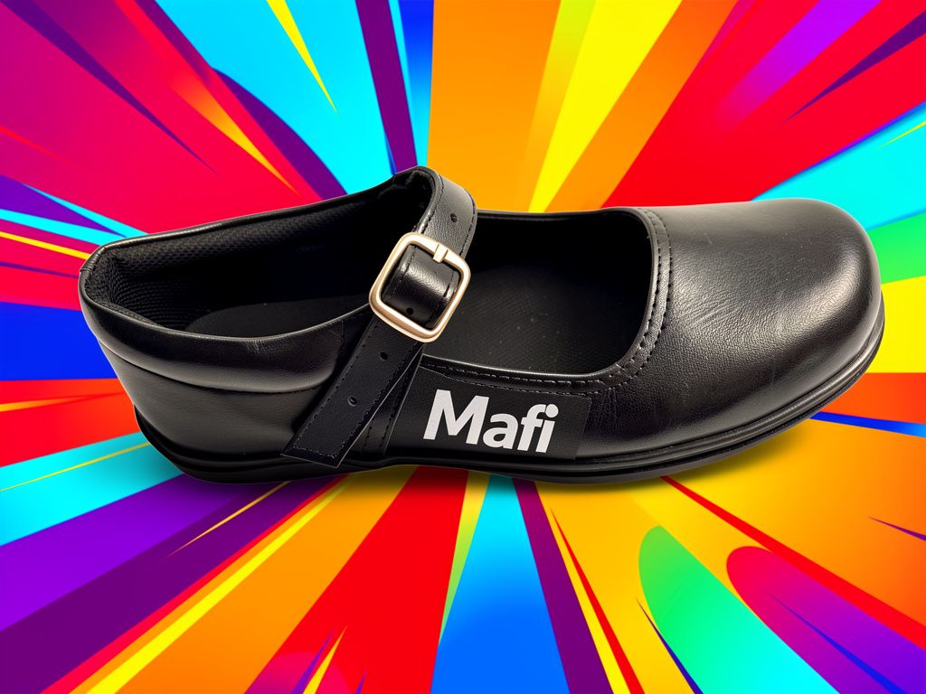 Zapato negro escolar