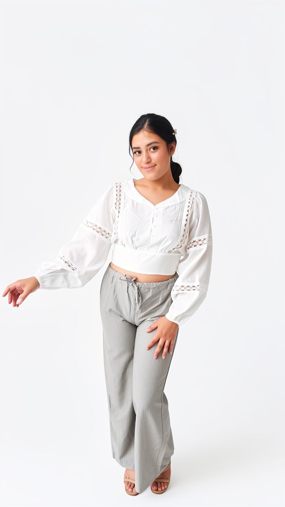 Blusa Blanca Romantic