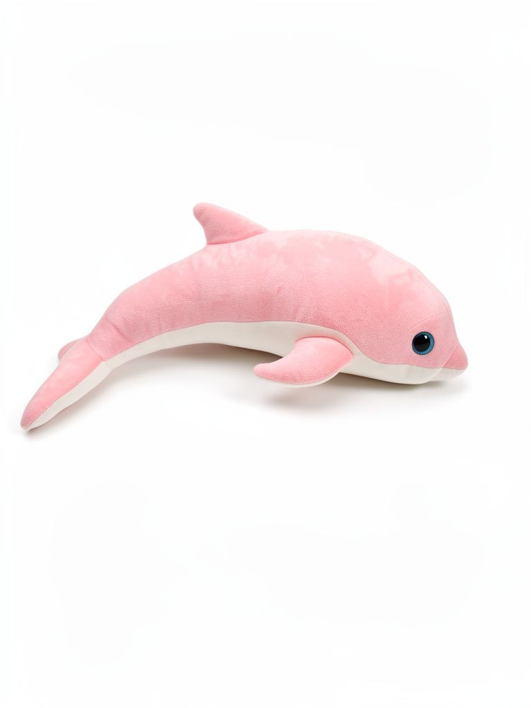 Delfin rosa peluche