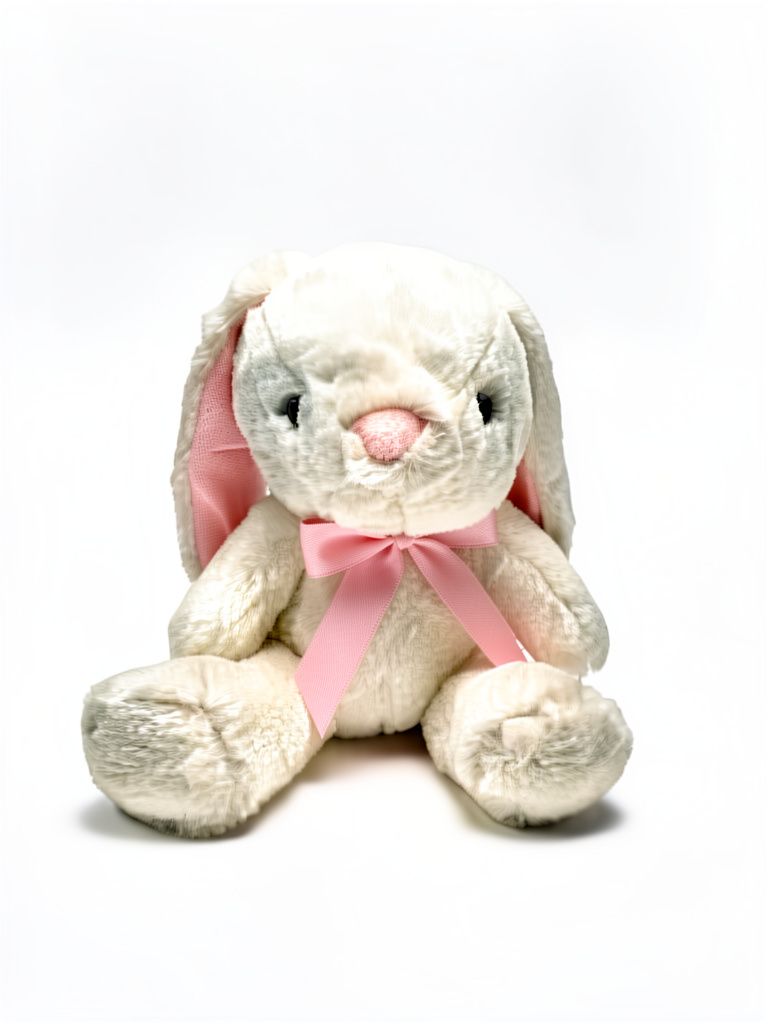 Conejo blanco peluche