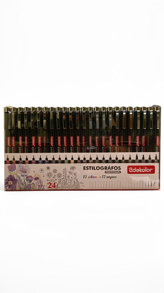 Estilografos Profesiones 24 piezas combinados con negros y colores (Men: $260 May: $250 Doc: $240)