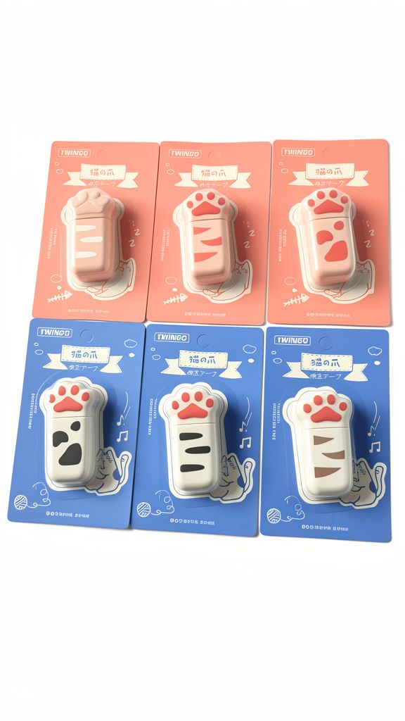 Correctores de huella de gato (Men: $20 May: $15 Caj: $13)