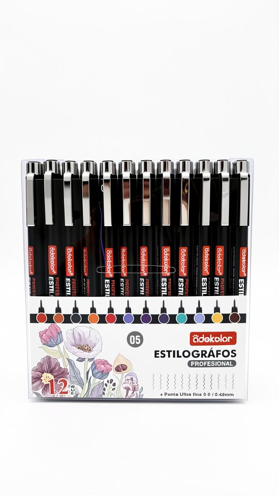 Estilografos Profesionales de colores punta 0.5 (Men: $150 May: $140 Doc: $130)