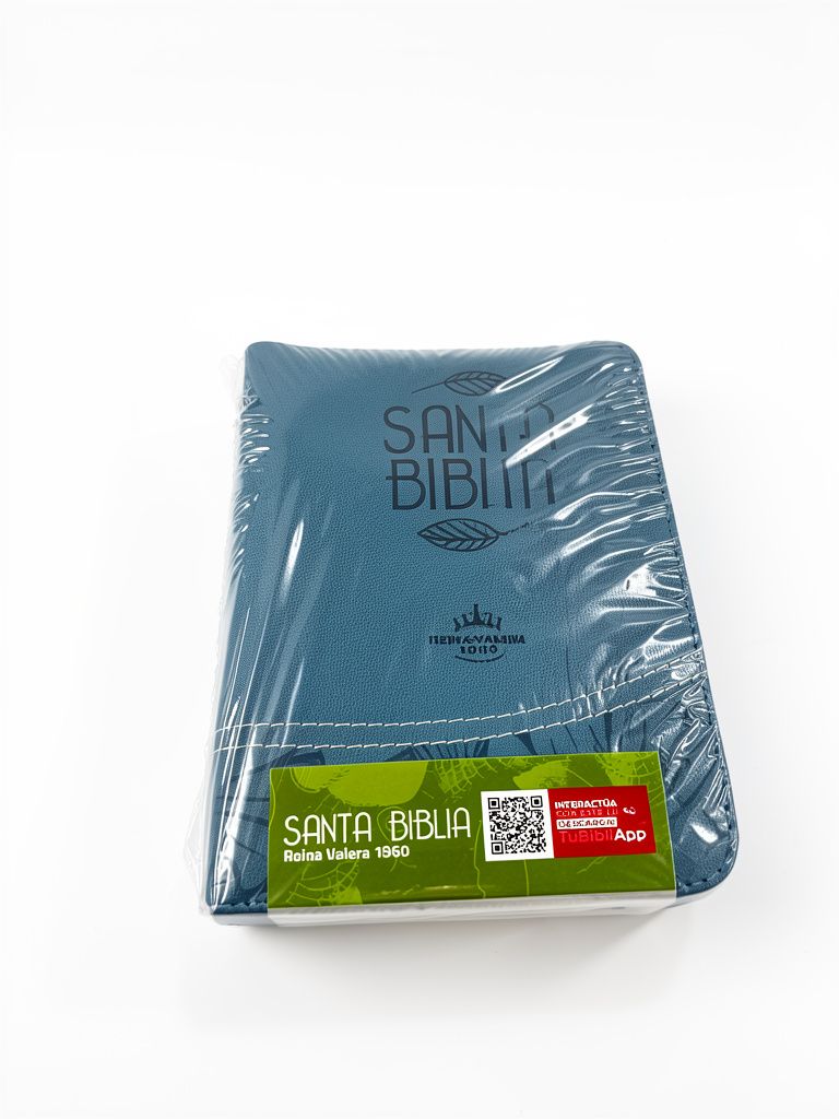 Biblia /bolsillo/ azul claro/cierre