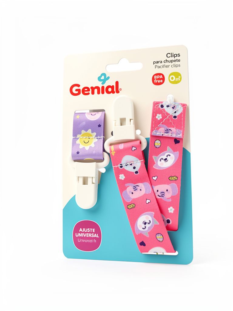 Clips para chupete GENIAL
