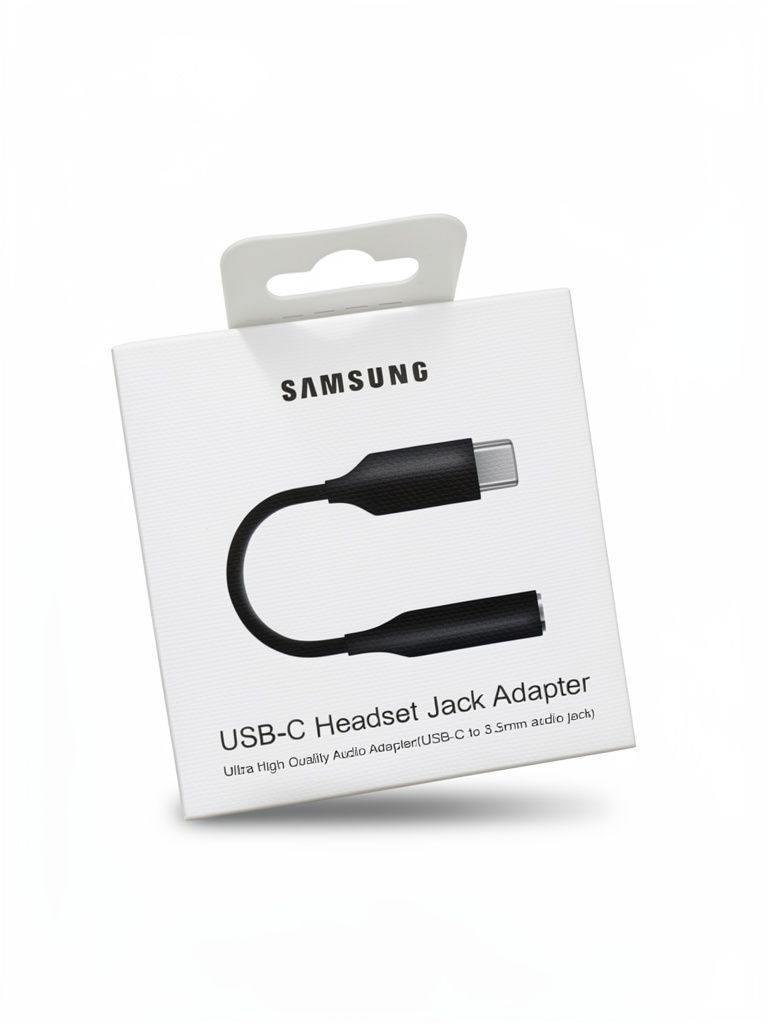 Adaptador Auxiliar Jack a tipo C - Replica Samsung