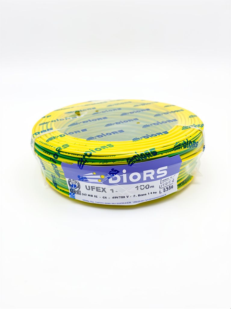 Cable 1mm verde amarillo 100mts
