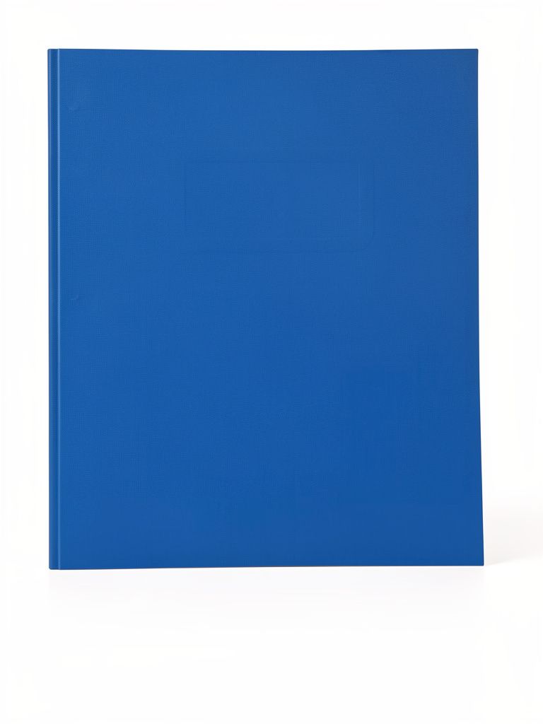 Carpeta color azul