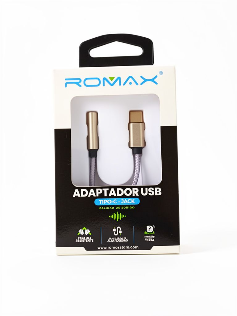 Adaptador tipo c auxiliar