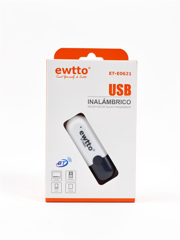 Adaptador bt ewtto 2 en 1