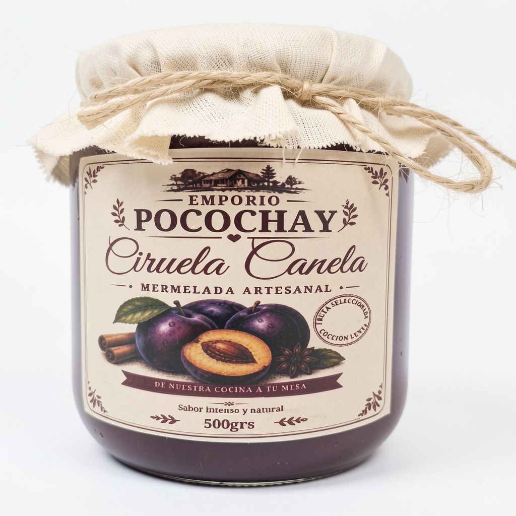 Mermelada  Ciruela Canela 500g