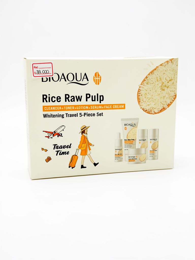 BIOAQUA Rice Raw Pulp kit viaje