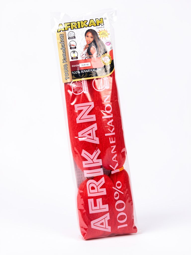 Afrikan pelo rojo (cherry red)