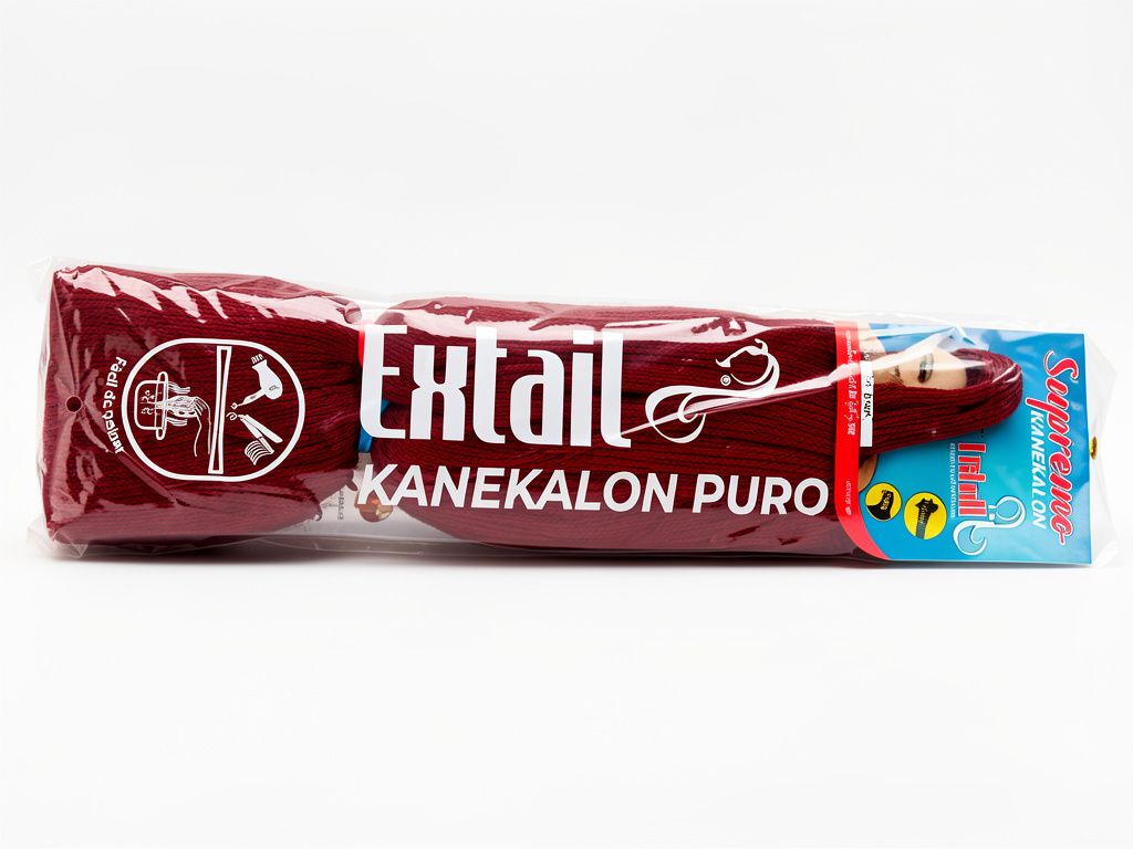 Extail kanekalon puro vino tinto