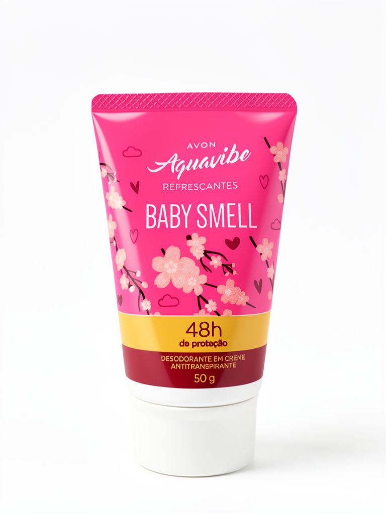 Antitranspirante em creme avon baby samell
