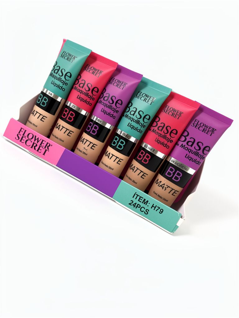 Flower Secret Base BB Matte distintos tonos