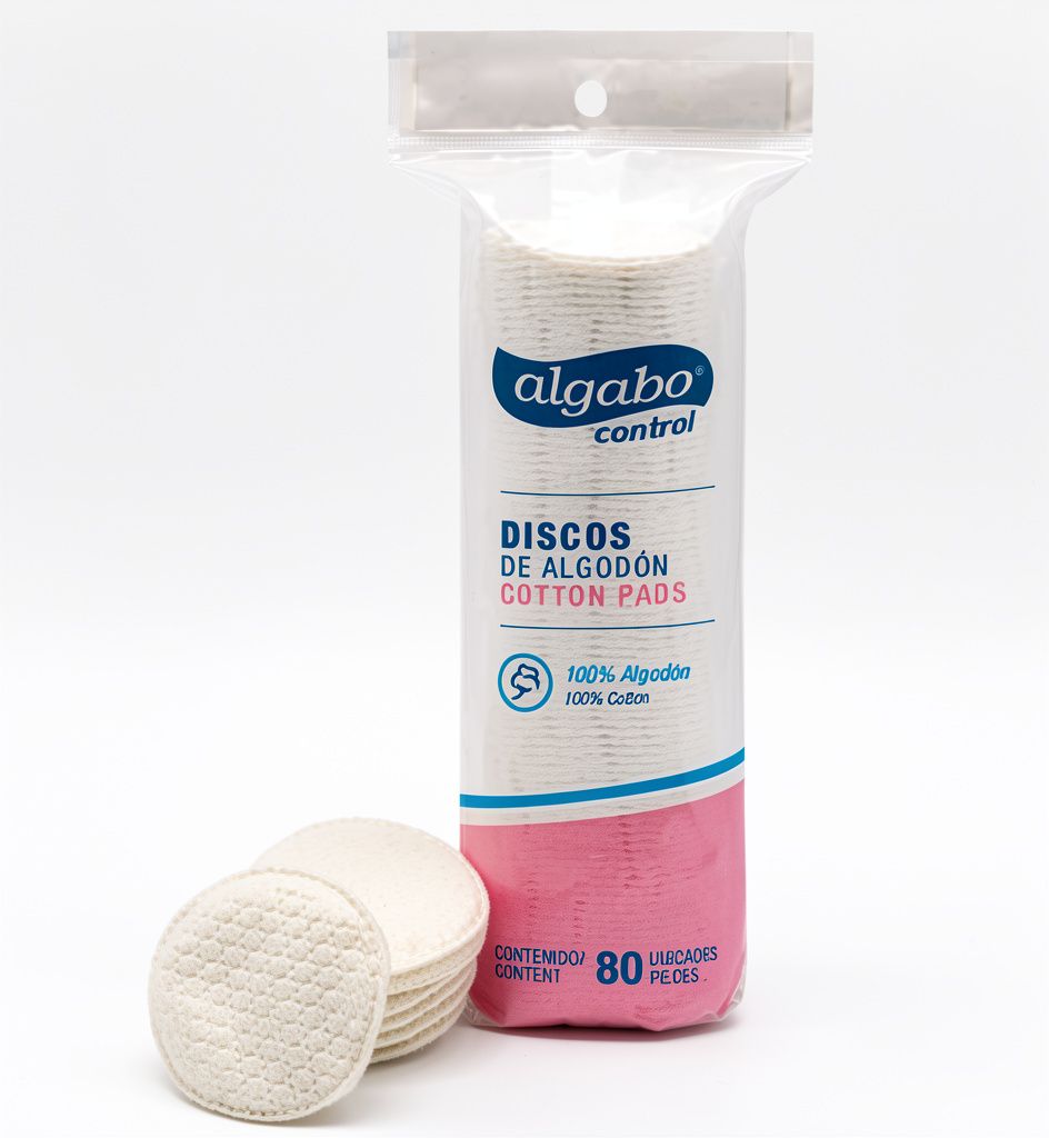 Algabo discos de algodón 80u