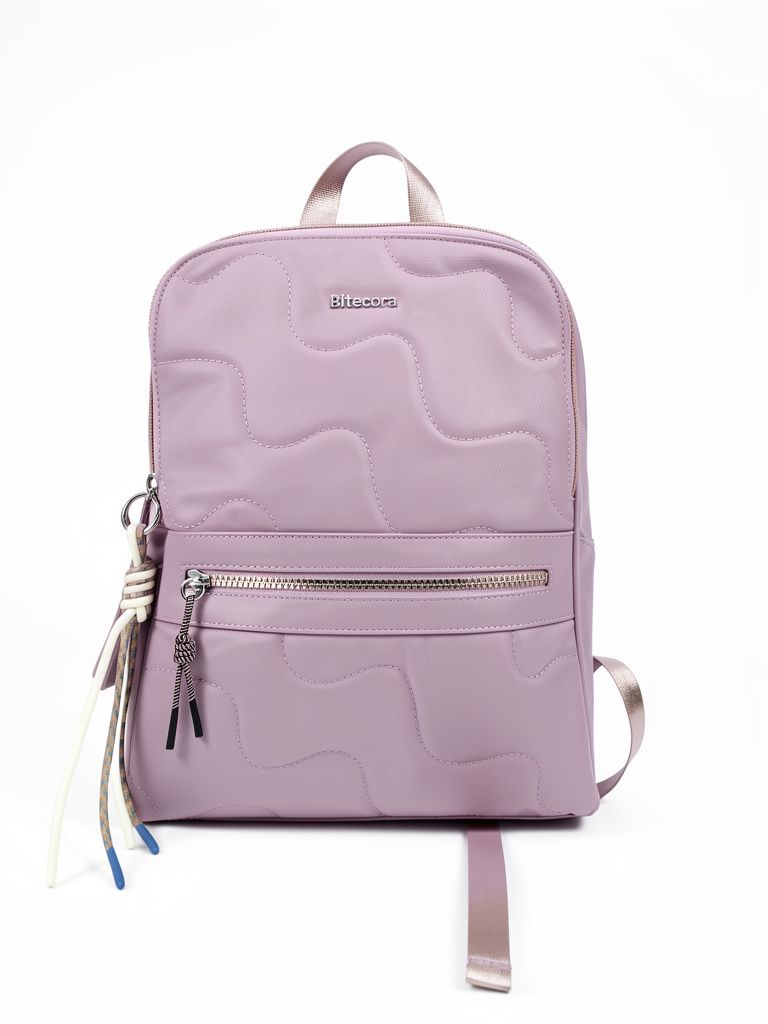Bitecora morada mochila