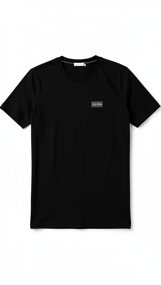 Camiseta para Caballero sin Cuello – Calvin Klein (Negro)
