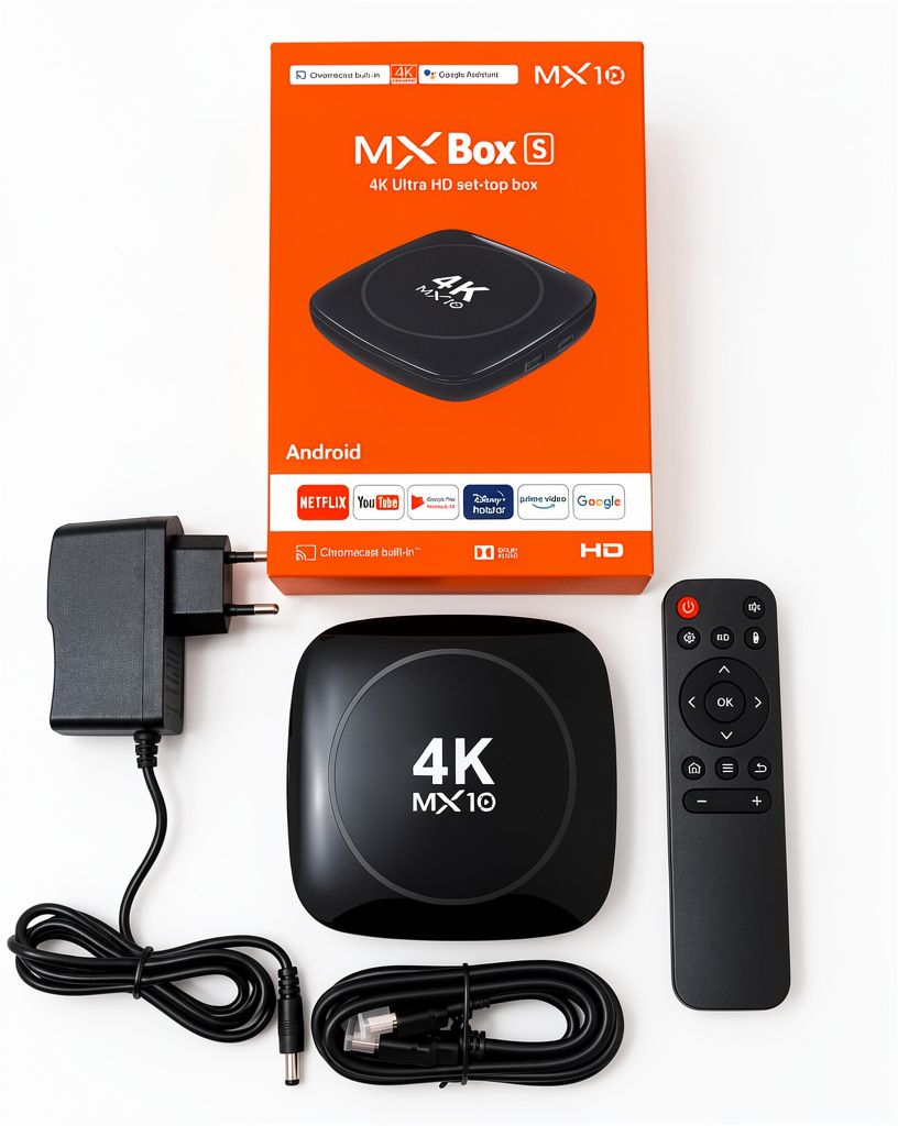 *TV BOX 4K ULTRA HD MX10 CONFIGURADO con Canales disponibles